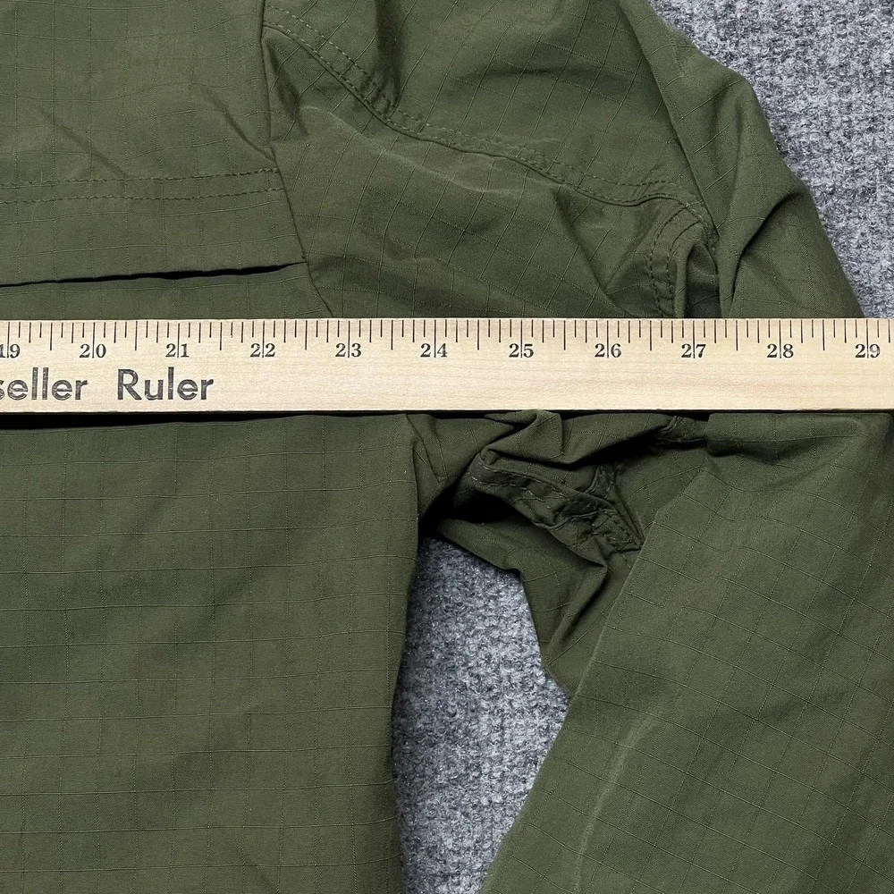 Vintage Levi's All-Duty Jacket Mens M Green Canvas Hooded Parka Workwear 90s